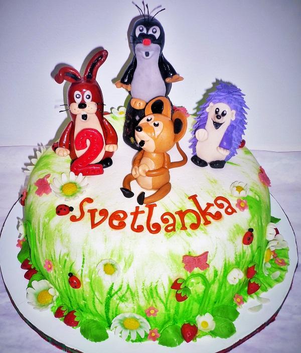 krtko a kamarati :), torta, Rozprávkové torty, Danielita13, 1