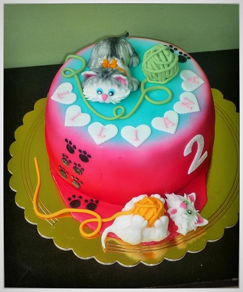 mačiatka, torta, Torty so zvieratkami, Danielita13, 1