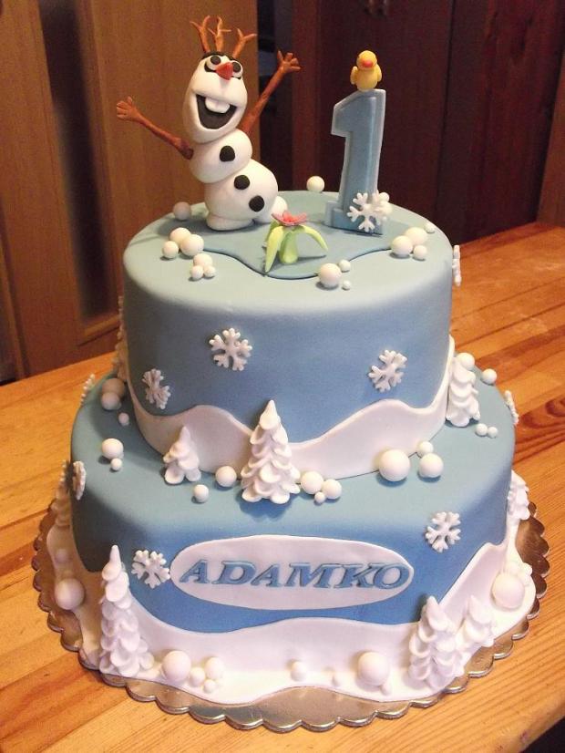 Olaf, torta, Rozprávkové torty, cecil, 1