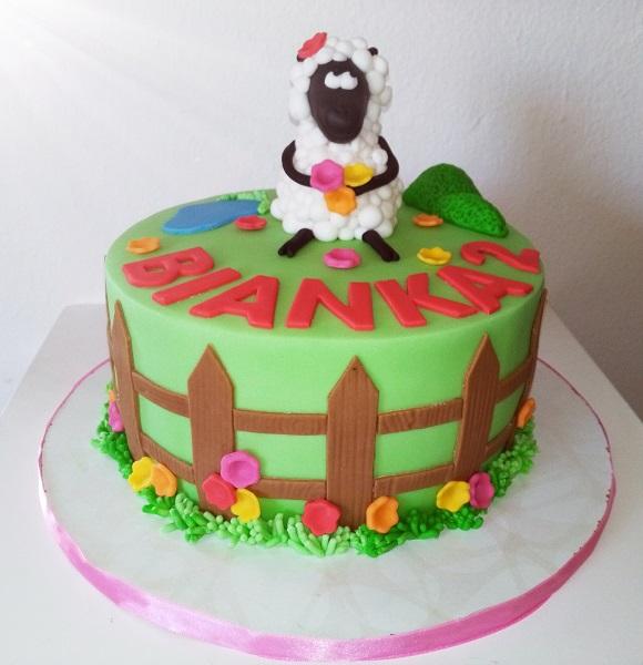 Ovečka, torta, Torty so zvieratkami, lenka_k, 1