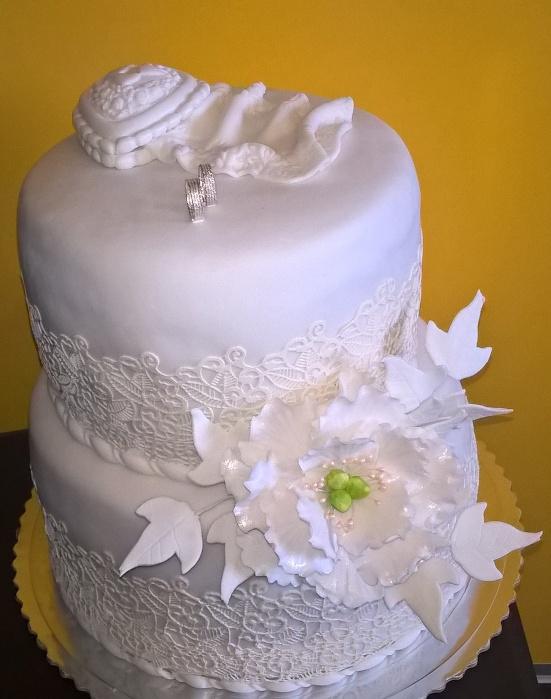Biela svadobná podľa želania ..., torta, Svadobné torty, MartinaO, 1
