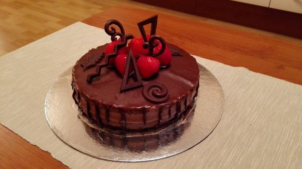 Čokoládova torta s filigranmi, torta, Čokoládové torty, donicm, 1
