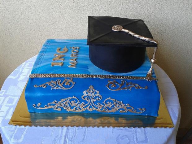 na promôcie, torta, Torty - škola, stužková na promôcie, torta, Torty - škola, stužková, mlssna alena, 1