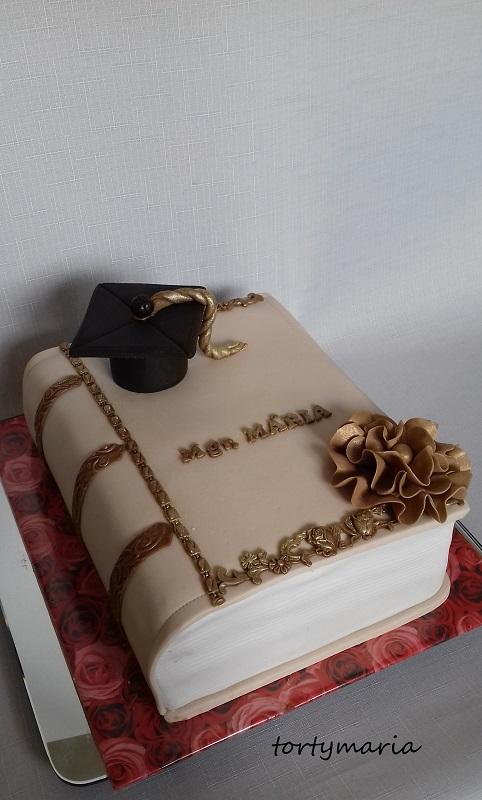 promočná kniha, torta, Torty - škola, stužková promočná kniha, torta, Torty - škola, stužková, maria285, 1