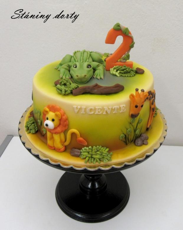 Africká zvířata , torta, Torty so zvieratkami, Stániny dorty, 1