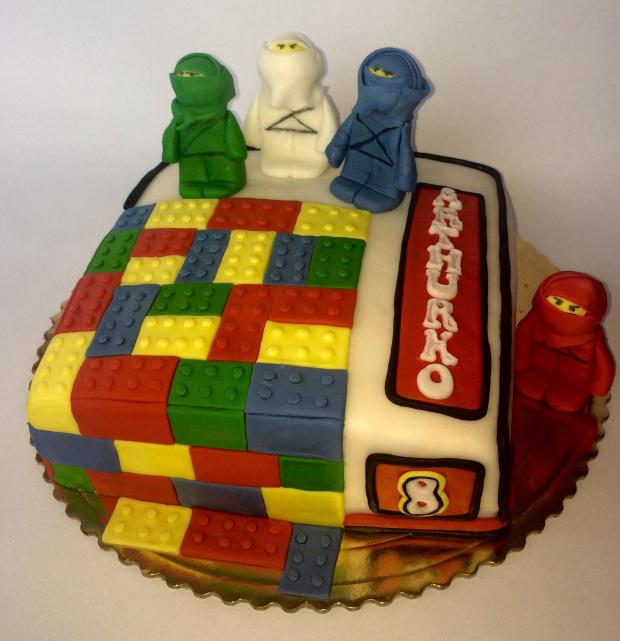 NinjaGo, torta, Rozprávkové torty, tortina, 1