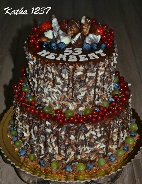 čoko ovocná, torta, Čokoládové torty, katka1237, 1