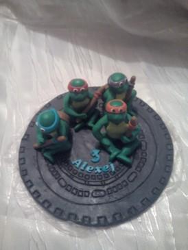 ninja korytnačky, torta, Ozdoby na torty, szuzanas, 1