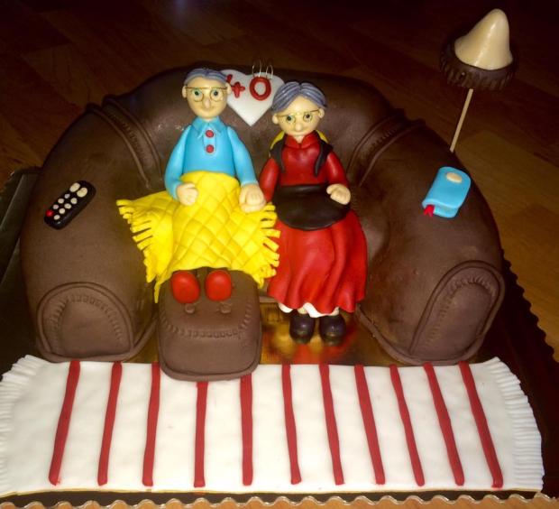 k 40. výročiu, torta, Netradičné torty, tortina, 1