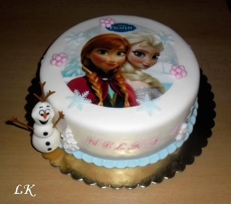s obrázkom frozen, torta, Torty pre dievčatá, lubina, 1