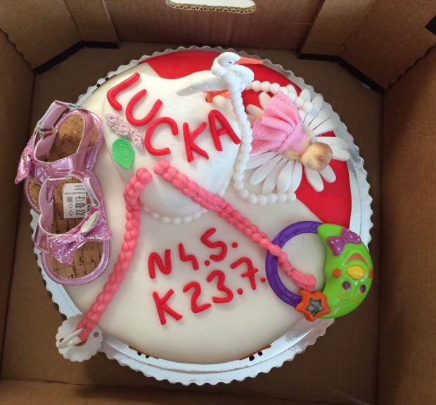 Krstinová pre neterku, torta, Torty na krstiny, Marse1, 1
