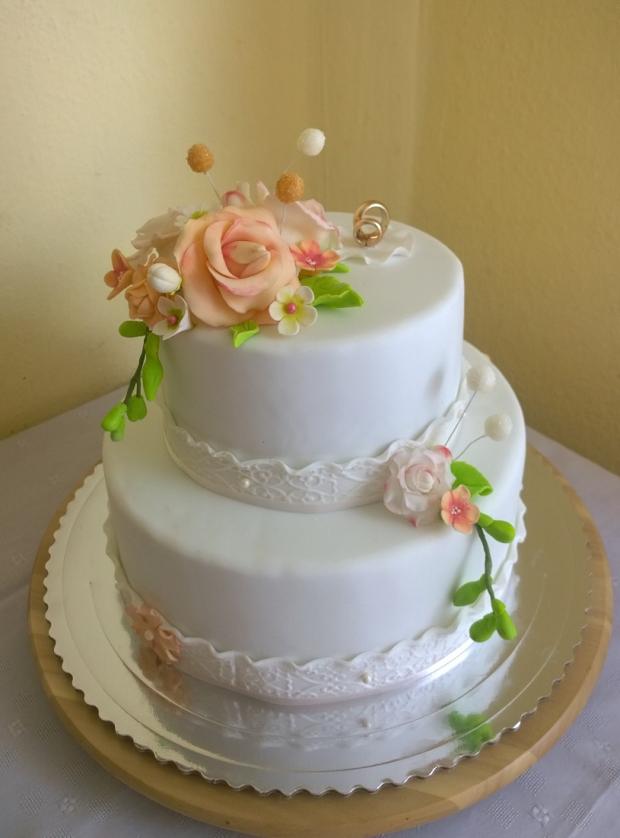 Jemná svadobná, torta, Svadobné torty, majsinka111, 1