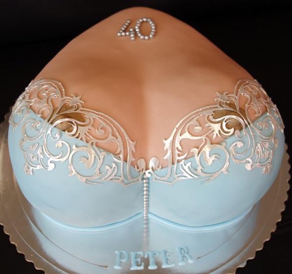 prsia s čipkou, torta, Torty pre dospelých *, KSlavka, 1
