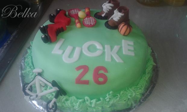 sportova, torta, Narodeninové torty, belka, 1