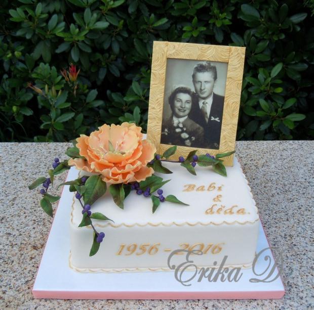 S jedlou fotografií, torta, Svadobné torty S jedlou fotografií, torta, Svadobné torty, Erika D., 1