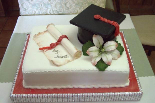 promočná, torta, Torty - škola, stužková, janett117, 1