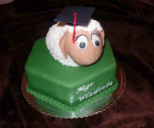 promočná na želanie s ovečkou, torta, Torty - škola, stužková, Mirka02, 1