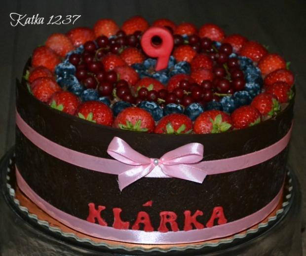 ovocná čokoládová, torta, Čokoládové torty, katka1237, 1