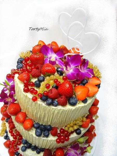 Svadobná s jedlou orchideou, torta, Svadobné torty, TortyMia, 2