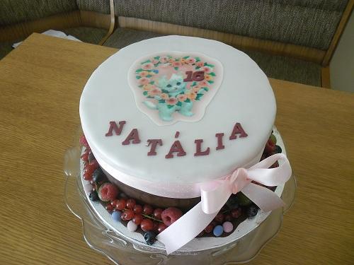čokoládová s ovocím, torta, Čokoládové torty, Ivka29, 1