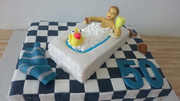 Oslava vo vani, torta, Narodeninové torty, janagla, 1