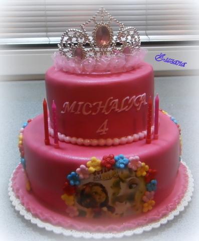 princezničková, torta, Torty pre dievčatá princezničková, torta, Torty pre dievčatá, zana, 1