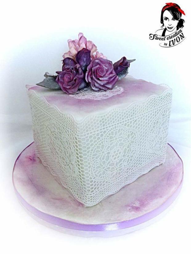 MINI ROMANTICKÁ pre mladú dámu , torta, Narodeninové torty MINI ROMANTICKÁ pre mladú dámu , torta, Narodeninové torty, by Ivon, 2