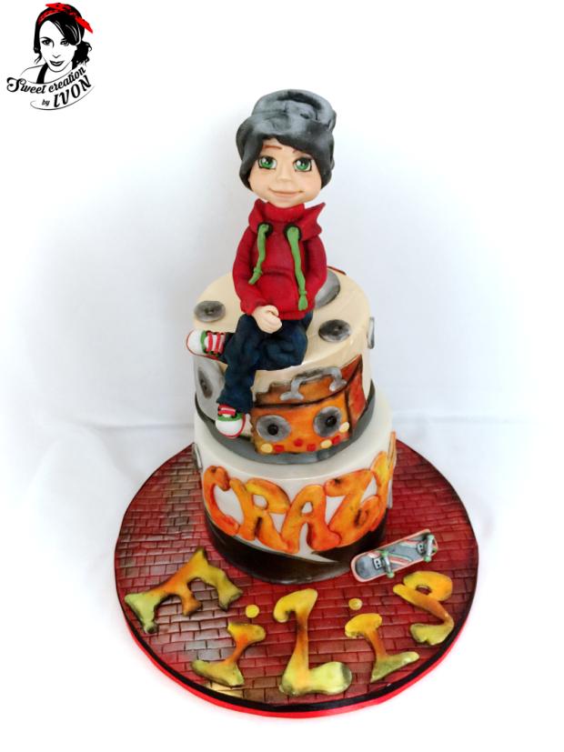 Pojašený teenager , torta, Ostané torty pre deti Pojašený teenager , torta, Ostané torty pre deti, by Ivon, 1