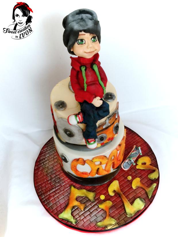 Pojašený teenager , torta, Ostané torty pre deti Pojašený teenager , torta, Ostané torty pre deti, by Ivon, 2