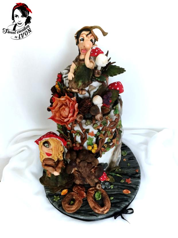 Čarovný les, torta, Netradičné torty Čarovný les, torta, Netradičné torty, by Ivon, 3