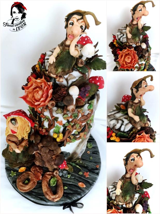 Čarovný les, torta, Netradičné torty Čarovný les, torta, Netradičné torty, by Ivon, 5