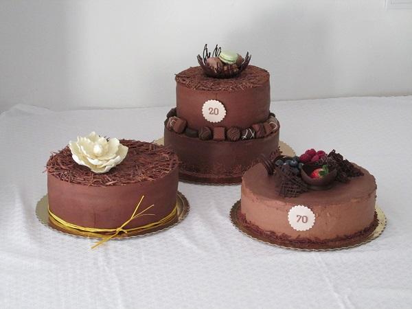 Čokoládová trojka, torta, Čokoládové torty Čokoládová trojka, torta, Čokoládové torty, HenikaB, 1