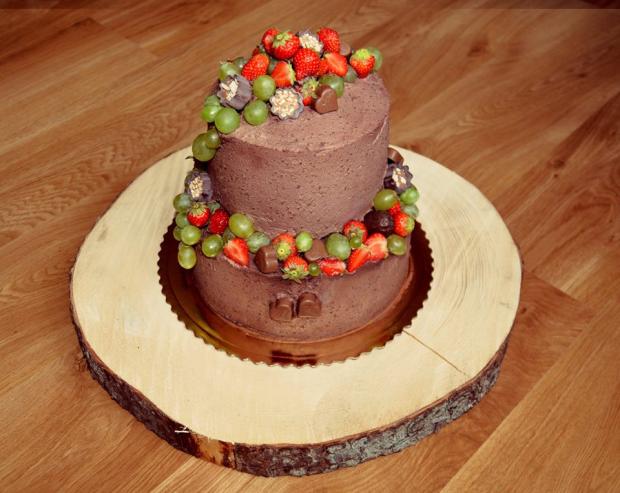 cokoladova torta bez potahu, torta, Čokoládové torty, marienka22, 1