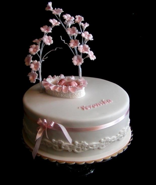 Krstinová pre Veroniku, torta, Torty na cirkevné sviatky Krstinová pre Veroniku, torta, Torty na cirkevné sviatky, babina 555, 1