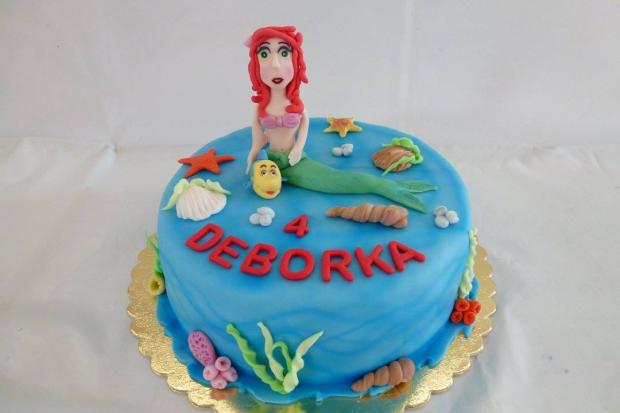 s princeznou Ariel, torta, Torty pre dievčatá, zuzu80, 1