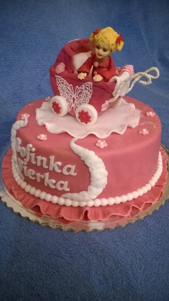 Dievčatko v kočáriku, torta, Torty pre dievčatá, Torty-sladké mámenie, 2
