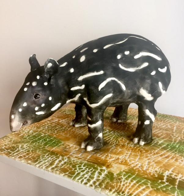 Mládě tapíra čabrakového, torta, Torty so zvieratkami Mládě tapíra čabrakového, torta, Torty so zvieratkami, ajsanek, 1