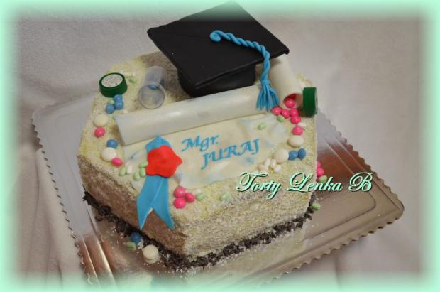 promocna bez potahovky, torta, Torty - škola, stužková, lenca2410, 1