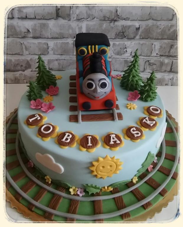 Vláčik Tomáš, torta, Torty autíčka, vláčiky, herrera, 1