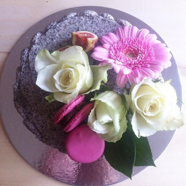 Maková torta s višňami, torta, Narodeninové torty, Cakes by Alexandra, 1