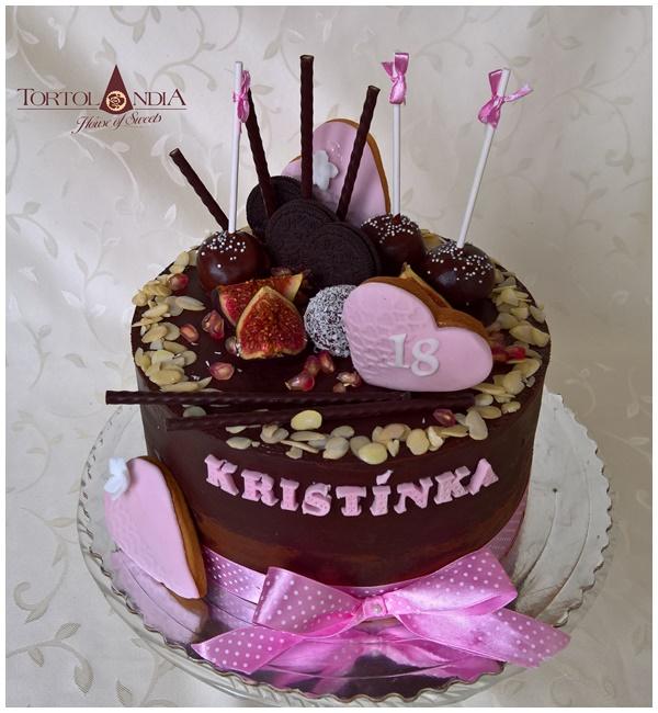 Čokoládová k sladkej "18-tke", torta, Čokoládové torty Čokoládová k sladkej "18-tke", torta, Čokoládové torty, Tortolandia.sk, 1