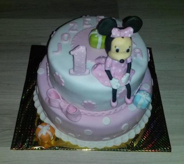 Minnie Mousse, torta, Rozprávkové torty, KatarínaBA, 1