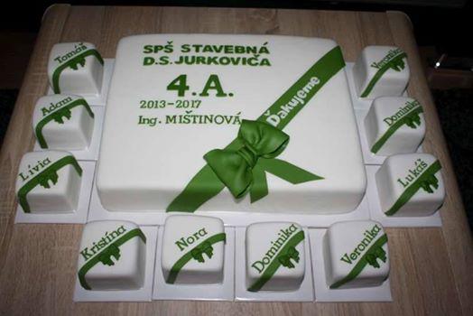 Stužková, torta, Torty - škola, stužková, stanula, 1