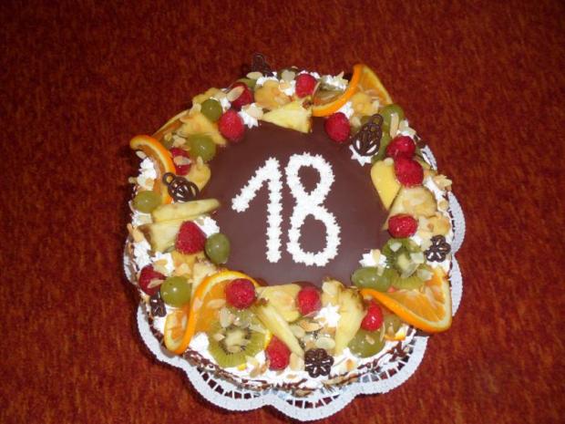 Tvarohovo ovocná, torta, Narodeninové torty, evkala, 1