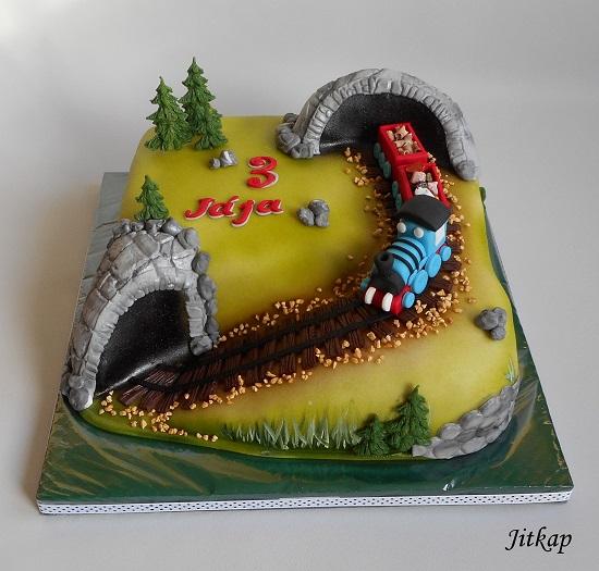 Vláček, torta, Torty autíčka, vláčiky Vláček, torta, Torty autíčka, vláčiky, Jitkap, 1