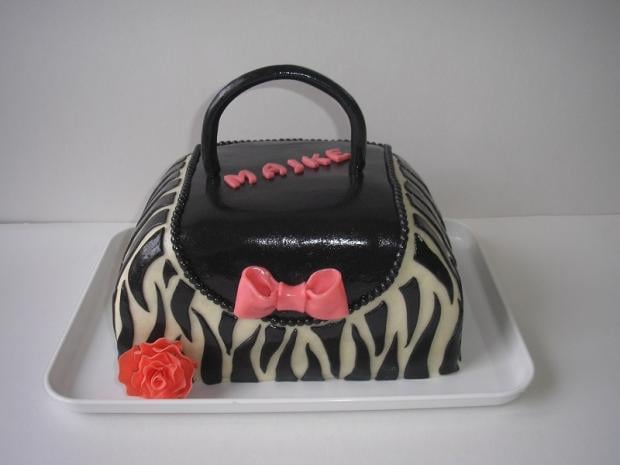 Kabelka, torta, Narodeninové torty, rozlozna, 1