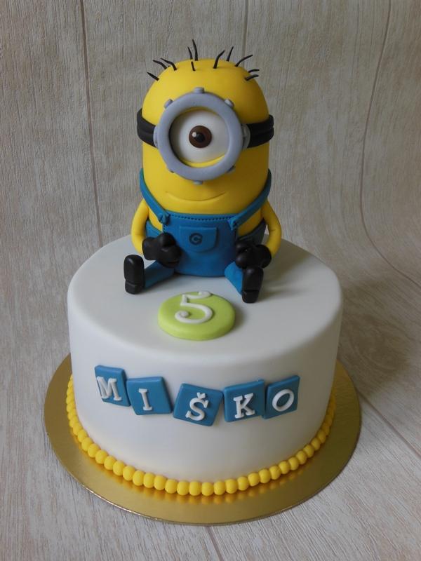 Mimoň jednooký, torta, Rozprávkové torty Mimoň jednooký, torta, Rozprávkové torty, novanka, 1