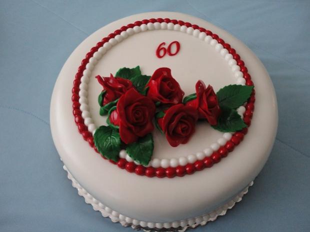 na 60 - ku, torta, Narodeninové torty, Janka208, 1