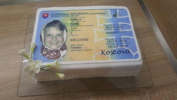 Občiansky preukaz, torta, Narodeninové torty, MariaAmalia, 1