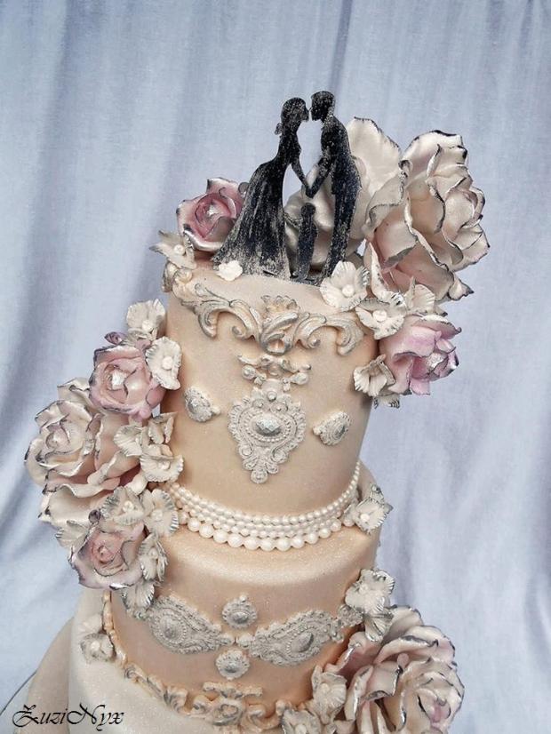 ..svadobná na zámok.., torta, Svadobné torty ..svadobná na zámok.., torta, Svadobné torty, ZuziNyx, 2